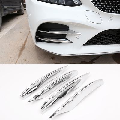 Für Mercedes Benz C-Klasse W205 C180L C260 C300 - Car-Styling ABS Chrom Lufteinlassgitter Streifen Zierleiste Autozubehör