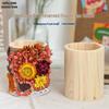 Preserved Flower Pen Holder DIY Kit - Mid-Autumn Festival Parent-Child Activity or Team Building