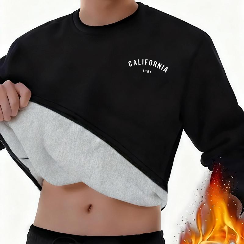 

КАЛІФОРНІЯ 1981 Термобілизна з флісовою підкладкою з дралону, Потовщена, Стійка до холоду, Приємний до шкіри облягаючий домашній одяг S чорний