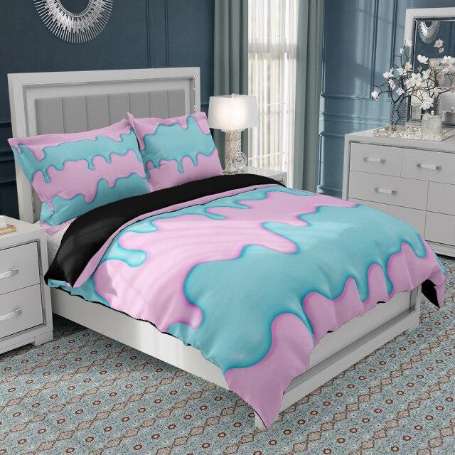 3d Colorful Bedding Set Luxury Cute Cartoon Duvet Cover For Girls Pink Purple Comforter Quilt Queen King Bedclothes Decor At Affordable S Free Real Reviews With Photos Joom 3d Colorful Bedding Set Luxury Cute, Bed Bath And Beyond King Single Duvet Covers