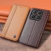 Capa Flip para XIAOMI 17 17Pro Pro Max 5G Couro Genuíno Capa Livro Magnética Luxuosa Couro de Vaca Padrão Grade Capas Carteira