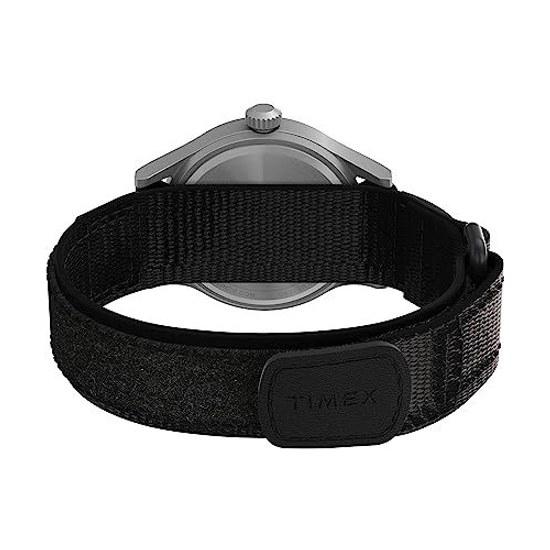 Timex Mens Expedition Scout 40mm Watch Black IP Steel. 40mm.