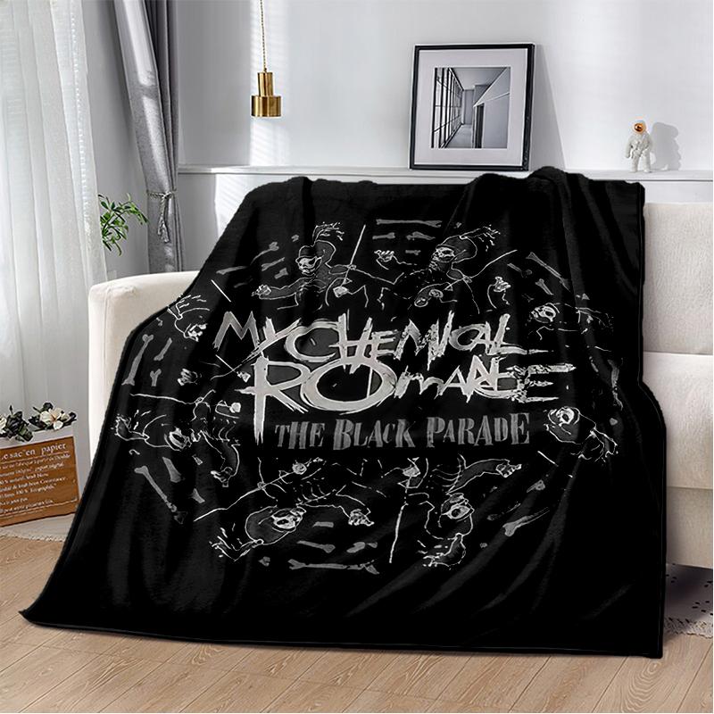 3D My Chemical Romance Band Gerard Way Soft Plush Blanket,Flannel Blanket Throw Blanket for Living Room Bedroom Bed Sofa Cover