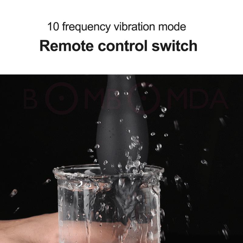 Anal Plug Inflatable Man Prostate Vibrator Massager Remote Male Vibrator Sex Anal Vibrators Sex Toys Huge Creampie Dildo for Men