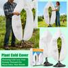 Plant Cold Cover, Drawstring Cold Cover, Frost Resistant Thickened Non Woven Fabric, Plant Warmth