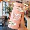 10/25/50pcs Pink Retro Paper Pieces Stickers Graffiti for DIY Scrapbooking Phone Laptop Guitar Travel Luggage Helmet Stationery