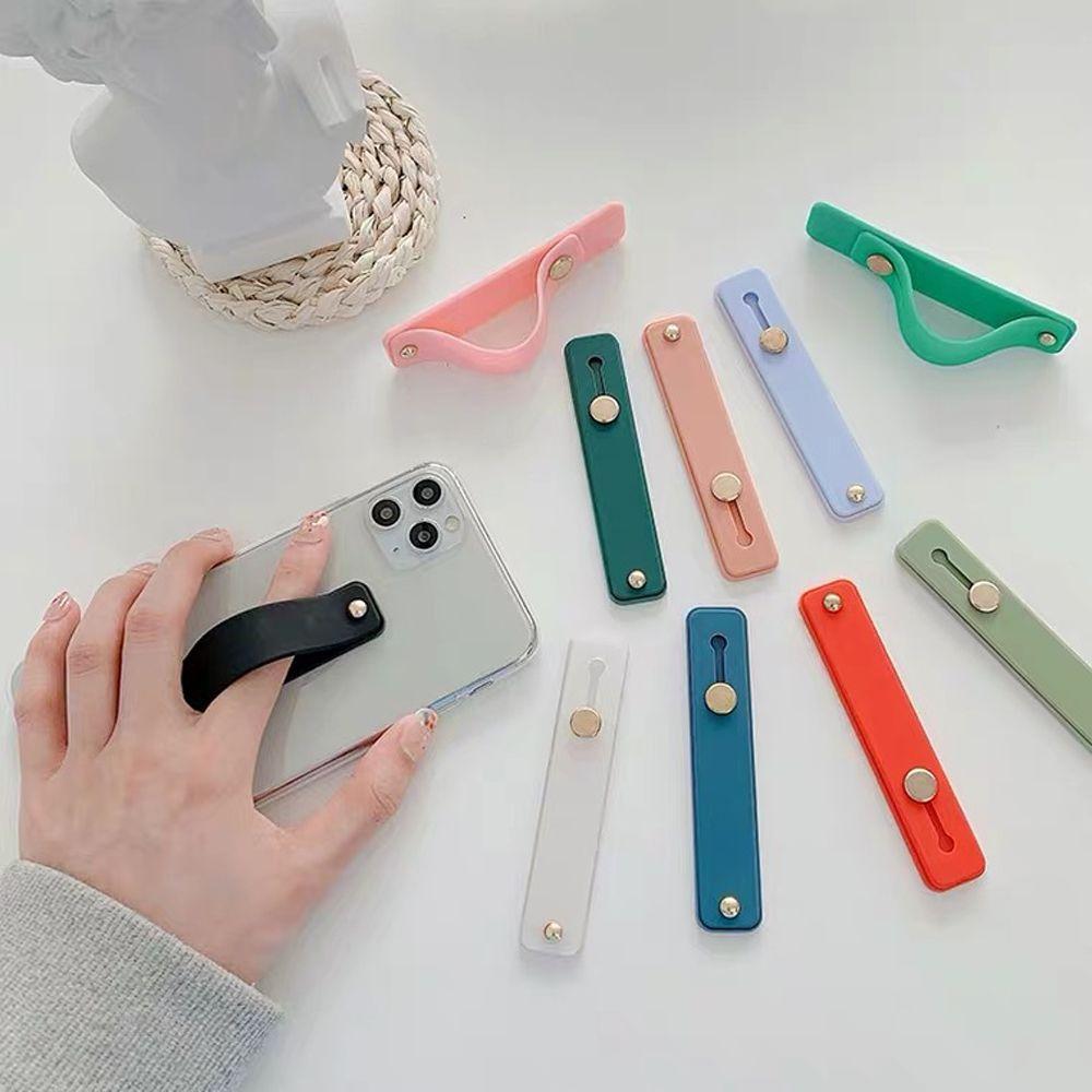 Phone Finger Ring Push Pull Grip Telescopic Finger Strap Phone Desktop Bracket Mobile Phone Holder