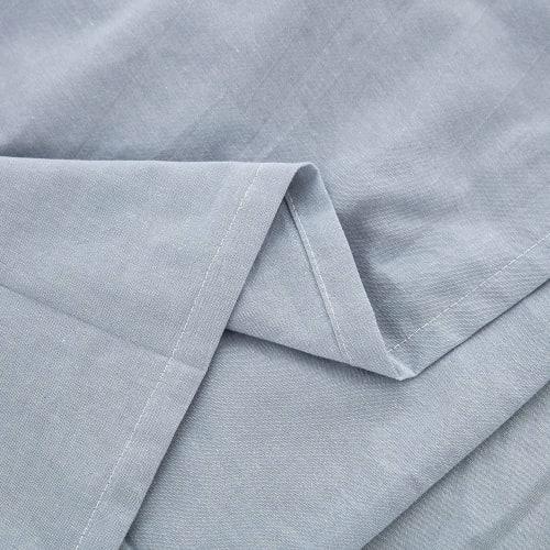 Set of 2 Organic Cotton Pillowcases, 100% Washed Cotton, 2 Pillowcases, 50x70cm, Dust Mite Resistant, Antibacterial, and Odor Resistant, Envelope Styl