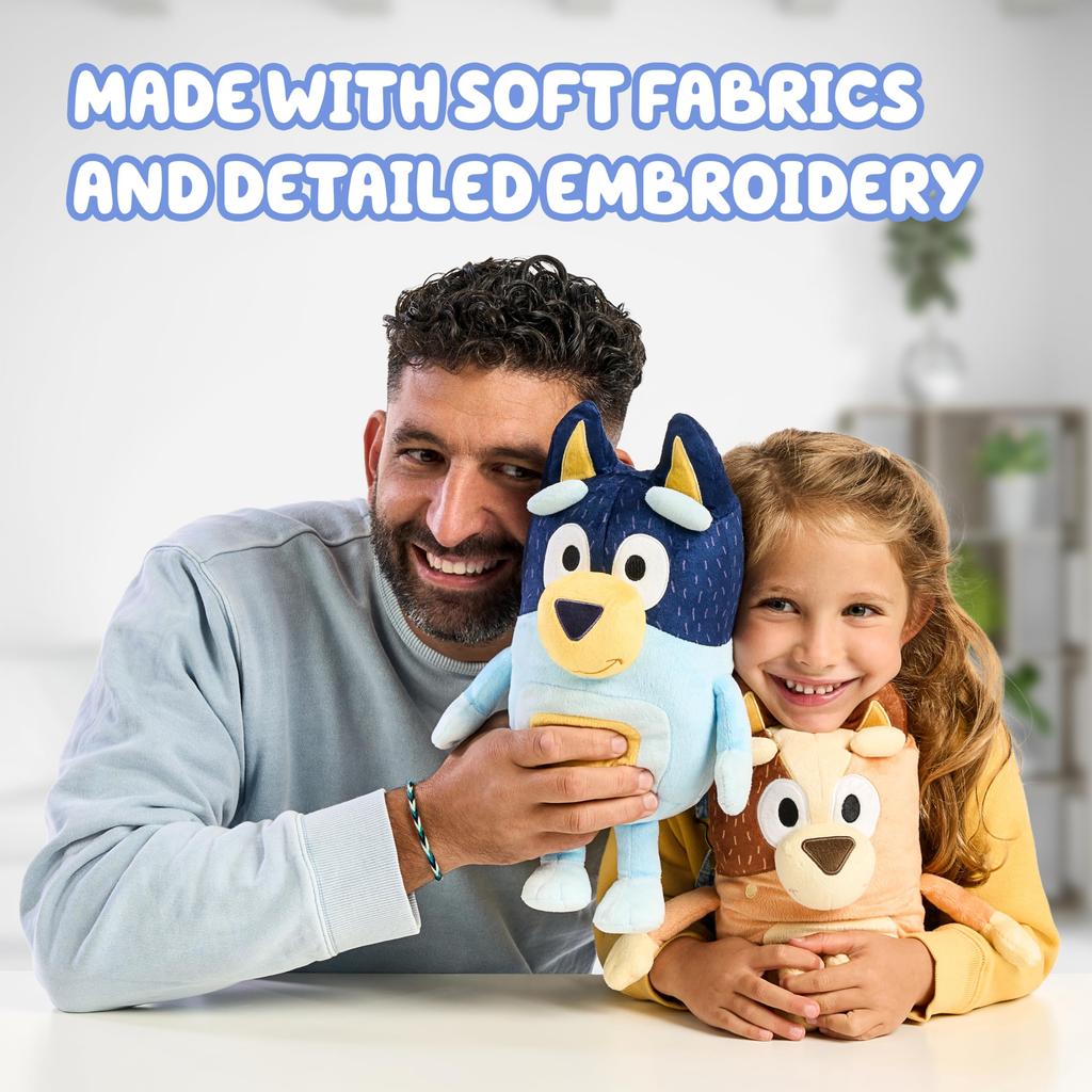 Bluey Heeler Family Plush Set 4 Plush Figures Amazon Exclusive 7-8"