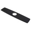 10 Inch Faucet Deck Plate Matte Black Faucet Base Plate Stylish Sink Hole Cover  Vanity Sink