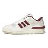 adidas Forum Exhibit Low Off White Burgundy Unisex Sneakers Cream Collegiate-Burgundy Cream-White GW4358
