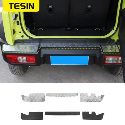 TESIN Styling Moudings for Suzuki Jimny JB74 Car Rear Bumper Panel Guard Decoration Cover for Suzuki Jimny +