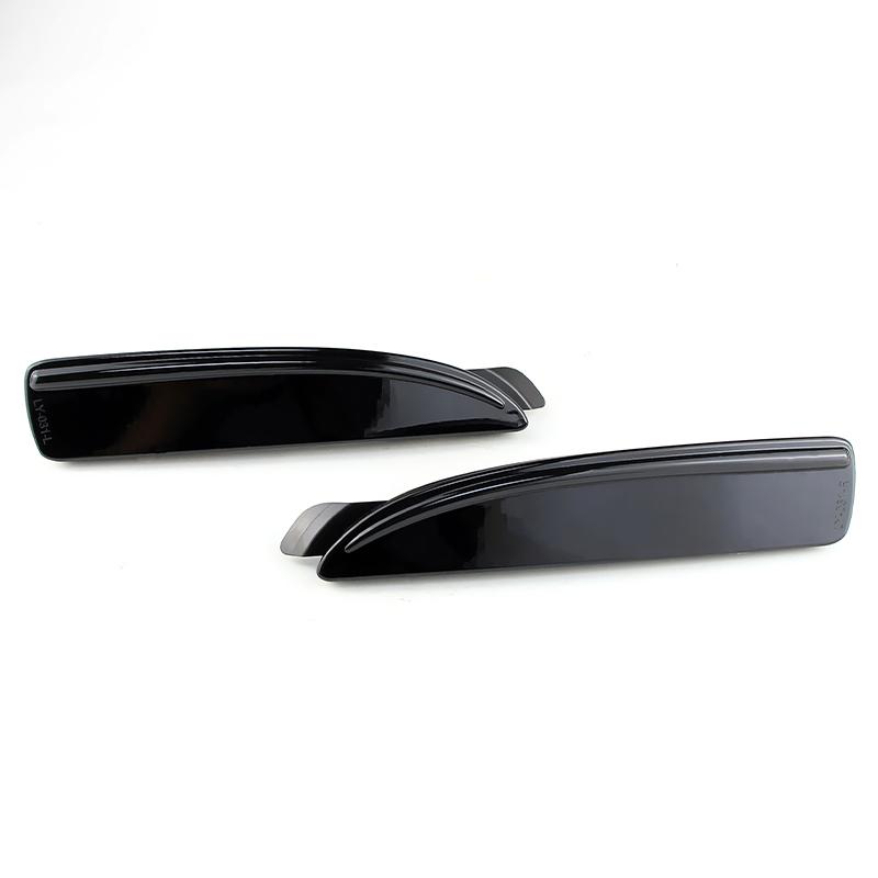 2X For Mazda 3 Axela 2014-2018 Smoked/Red Lens Car Rear Bumper Reflector Tail Brake Light Cover Shell Housing Left&Right No Bulb