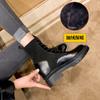 Chaussures en Cuir Véritable de Haute Qualité pour Femmes Bottes d'Hiver Chaussures Femme Décontractées Nouvelles en Cuir Véritable Botas Mujer Bottines Femme