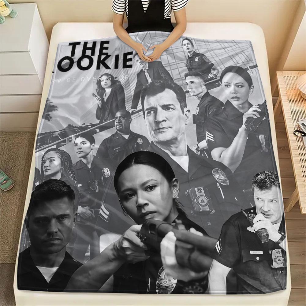 1 PZ Coperta di Flanella Fantasia THE ROOKIE Adatta a Tutte le Stagioni per Arredamento Casa Calore e Comfort Regali Regalo Festivo