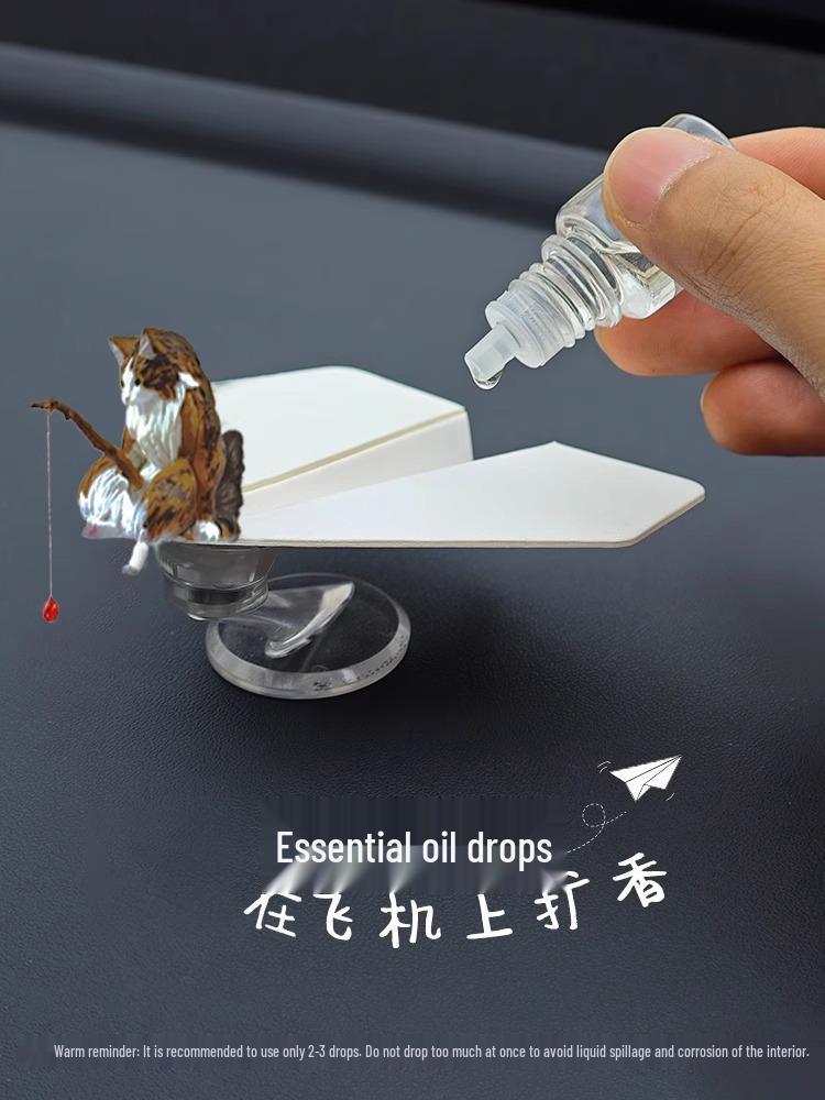 Креативное украшение для автомобиля в виде бумажного самолетика - Исцеляющее украшение интерьера 2025