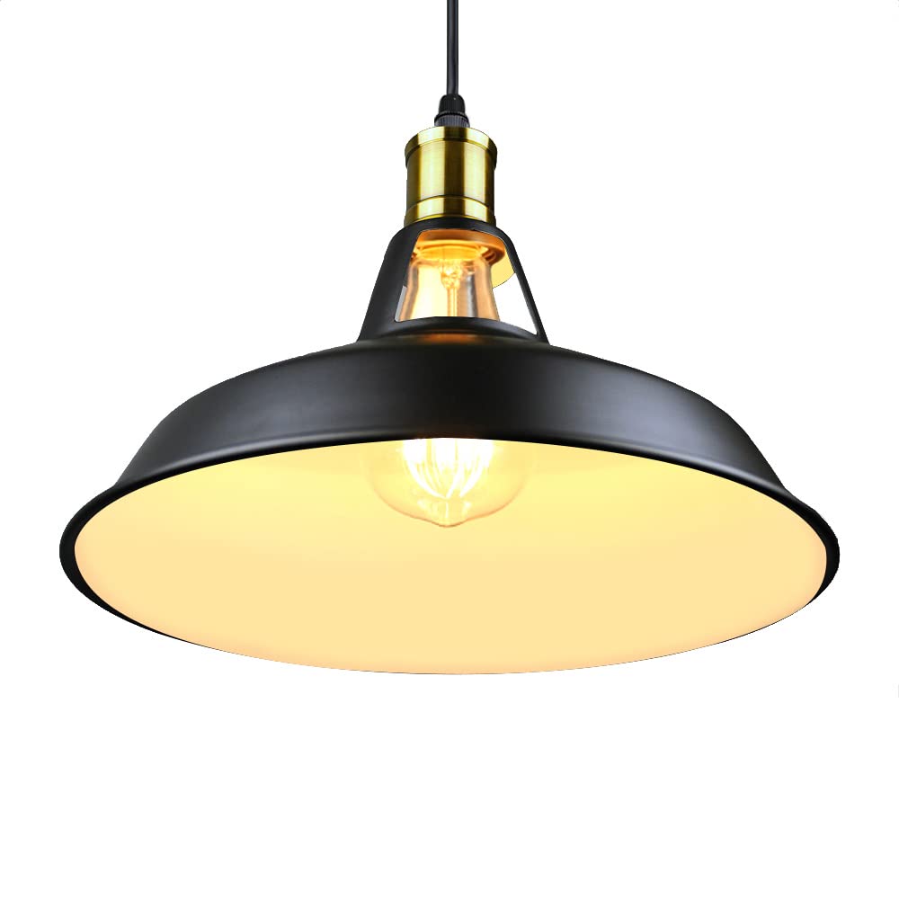 

ZEKOO Pendant Light, Hanging Light Fixture, Hook-and-Ceiling Type, Nordic Retro Antique Industrial Style, Living Room, Dining Room, Entryway, LED,