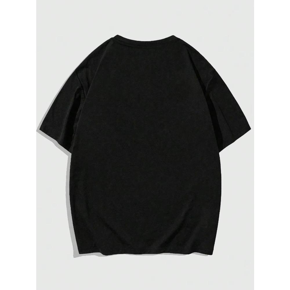 Street Life Summer Portrait Printed Women Men Unisex Cotton T-shirt Luxury Brand Fashion Big Size Top Short Sleeve Classic Tee