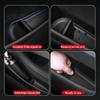 5pcs/set Door Side Storage Box Cup Pad for Tesla Model Y Juniper 2025 Front Rear Door Handle Armrest Tray Organizer Accessories