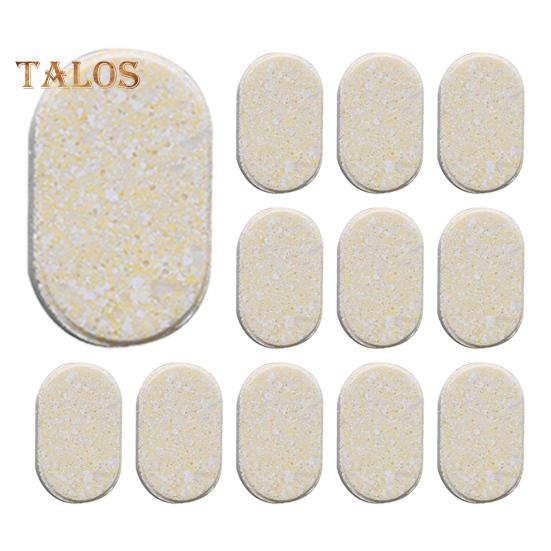 

12шт 4G пена шипучая таблетка быстрорастворимая удаление пятен роза цветок лимон океан лаванда вкус многоцелевые чистящие таблетки жёлтый