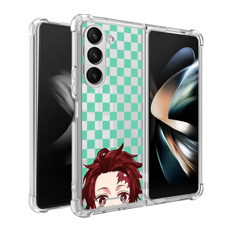 Samsung Galaxy Z Fold 5 Butterfly Lace 2-in-1 Case, TPU+PC Painted Mobile Phone Protector