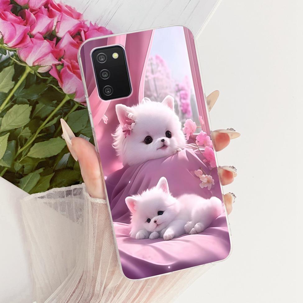 Clear Cover For Samsung A03s Case Cute Fashion Butterfly Funny Painted Casing For Samsung Galaxy A03s SM-A037F SM-A037M SM-A037G