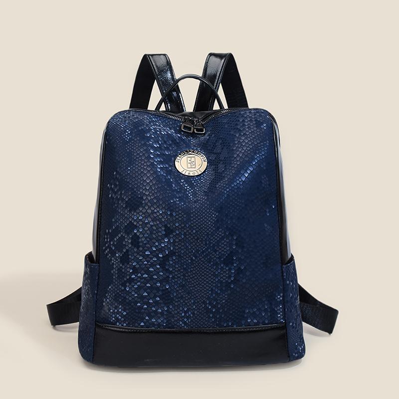 Zaino PU da donna Borsa da viaggio a grande capacità Zaino da pendolare