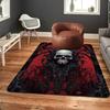 Skull with Ornate Details Rug Floor Mat for Living Room or Bedroom Soft and Comfortable Carpet a Gift for Birthday and Holiday.ZFF0913189
