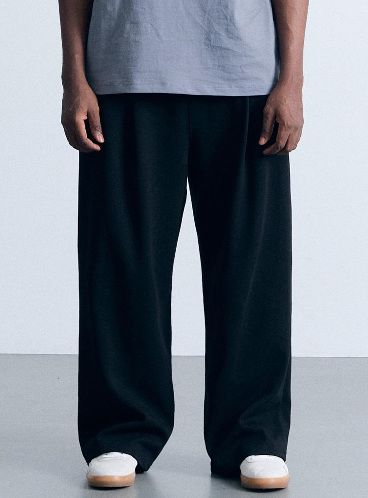 AIRIT Deep Tuck Sweatpants Am9087 Bk