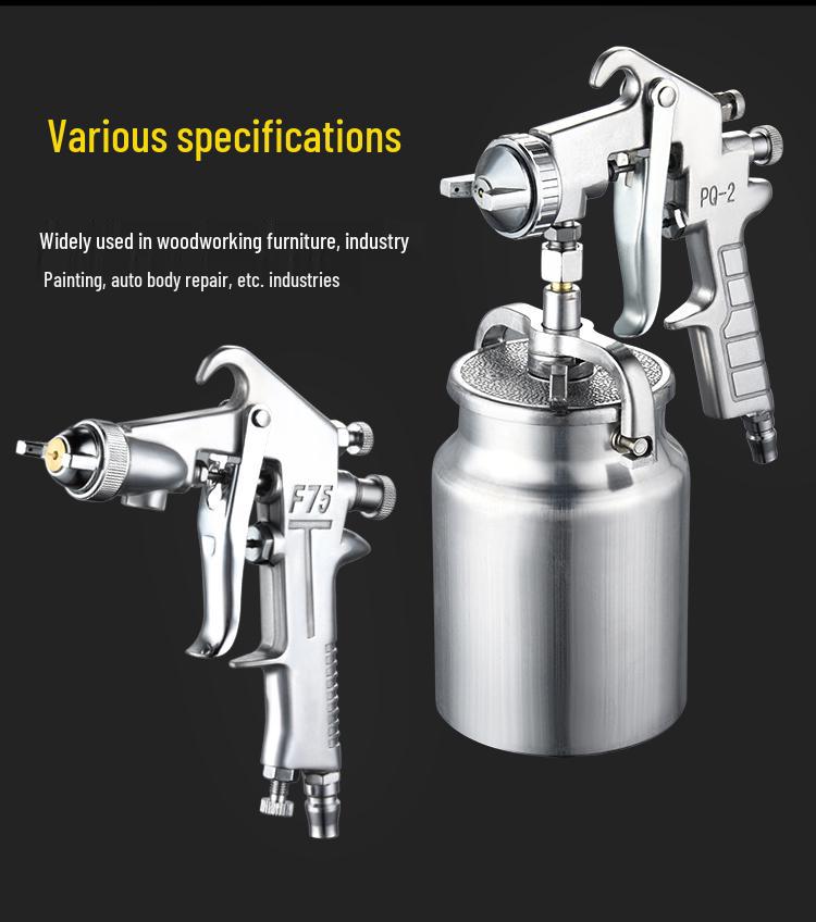 Paint Spray Gun W71/W77: Pneumatic Furniture & Car Primer and Latex Coating Tool