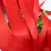 Red Satin Polyester Ribbon for Weddings and Gift Box Decoration