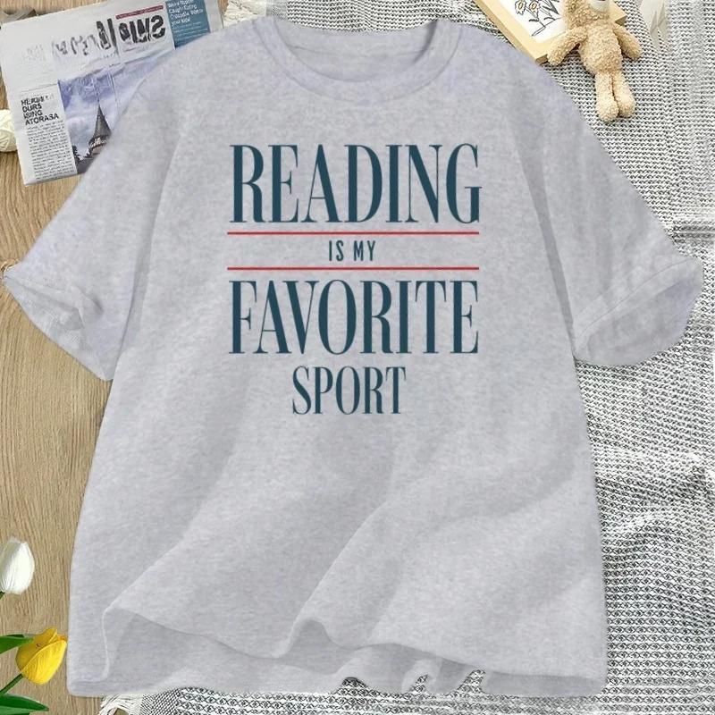 Vintage Reading Is My Favorite Sport T Shirt Bookish Tee Book Reader Bookworm Tshirt Librarian Booklover Tshirt Women Clothing