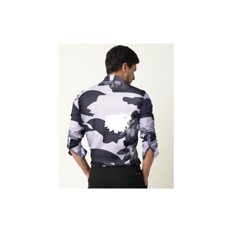 Noble Monk Mens Printed Regular Fit Casual Shirt | Full Sleeve | | Stylish Shirt For Men