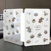 Cartoon Cute Puppy for iPad 11 Inch Y Fold Edge Sticker Tablet Protective Case with Pen Slot iPad Pro13 Inch