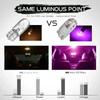 10X New W5W LED Canbus Car Lights COB Glass Interior Parts Bulbs 6000K Purple Auto License Plate Lamp Dome Read Light