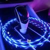 Flow Luminous USB Type C Cable 3A Fast Charging Data Cord for Samsung Xiaomi OPPO  IPhone Charger Micro USB Wire LED Cable