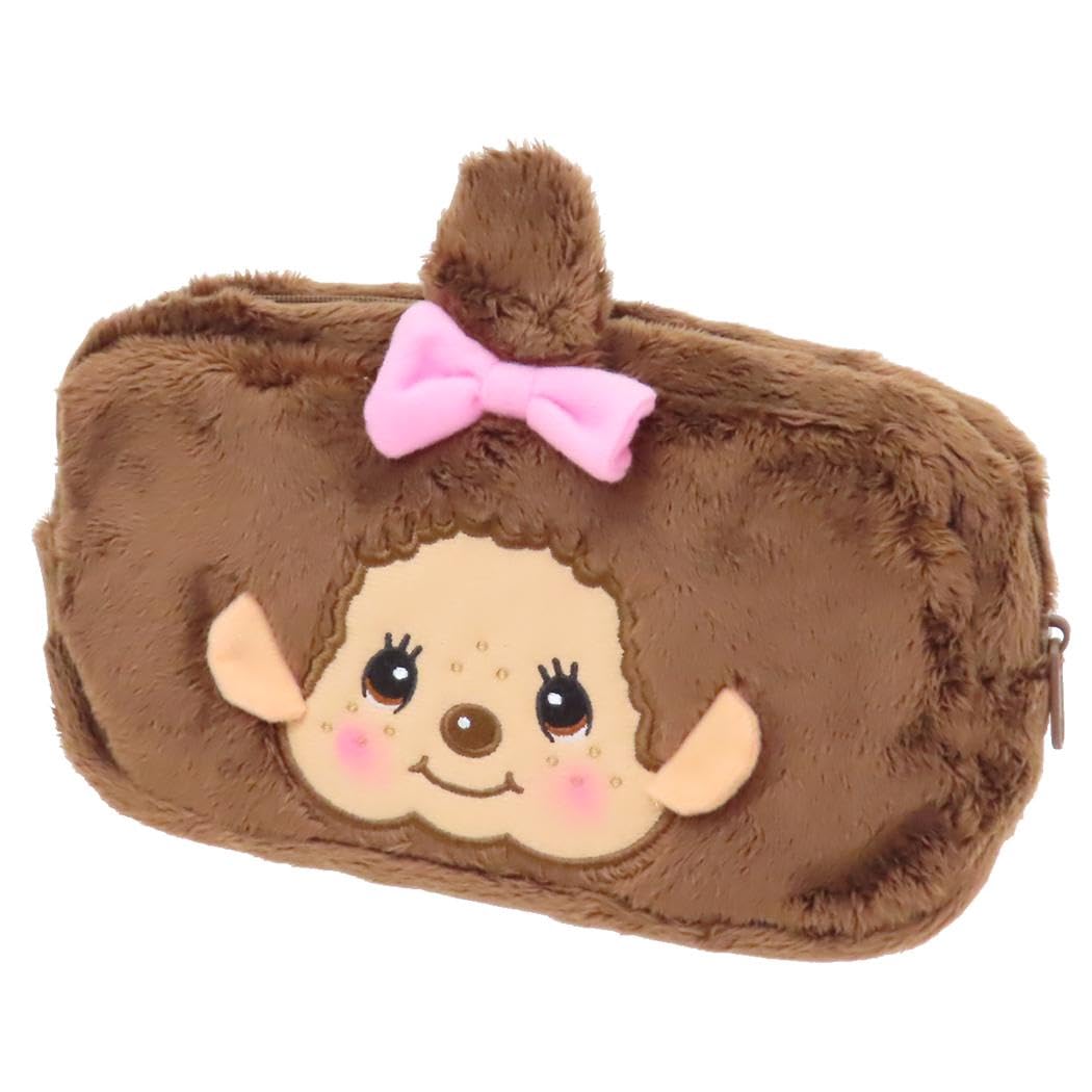 

Unique Monchhichi Square Pouch W20 Monchhichi-chan Size Approx. D5.5 H14.5 MC-0006GL