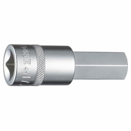 TONE Hexagonal Socket, 4H-17, 12.7mm (1/2") Drive, 17mm Width