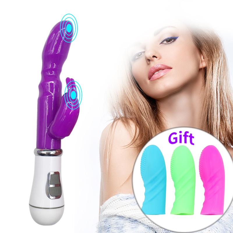 Wand Waterproof Dildo Vibrator Sex Toy Double Rod Masturbation Rabbit Vibrator Utensils Adult Sex Product Vibrator for