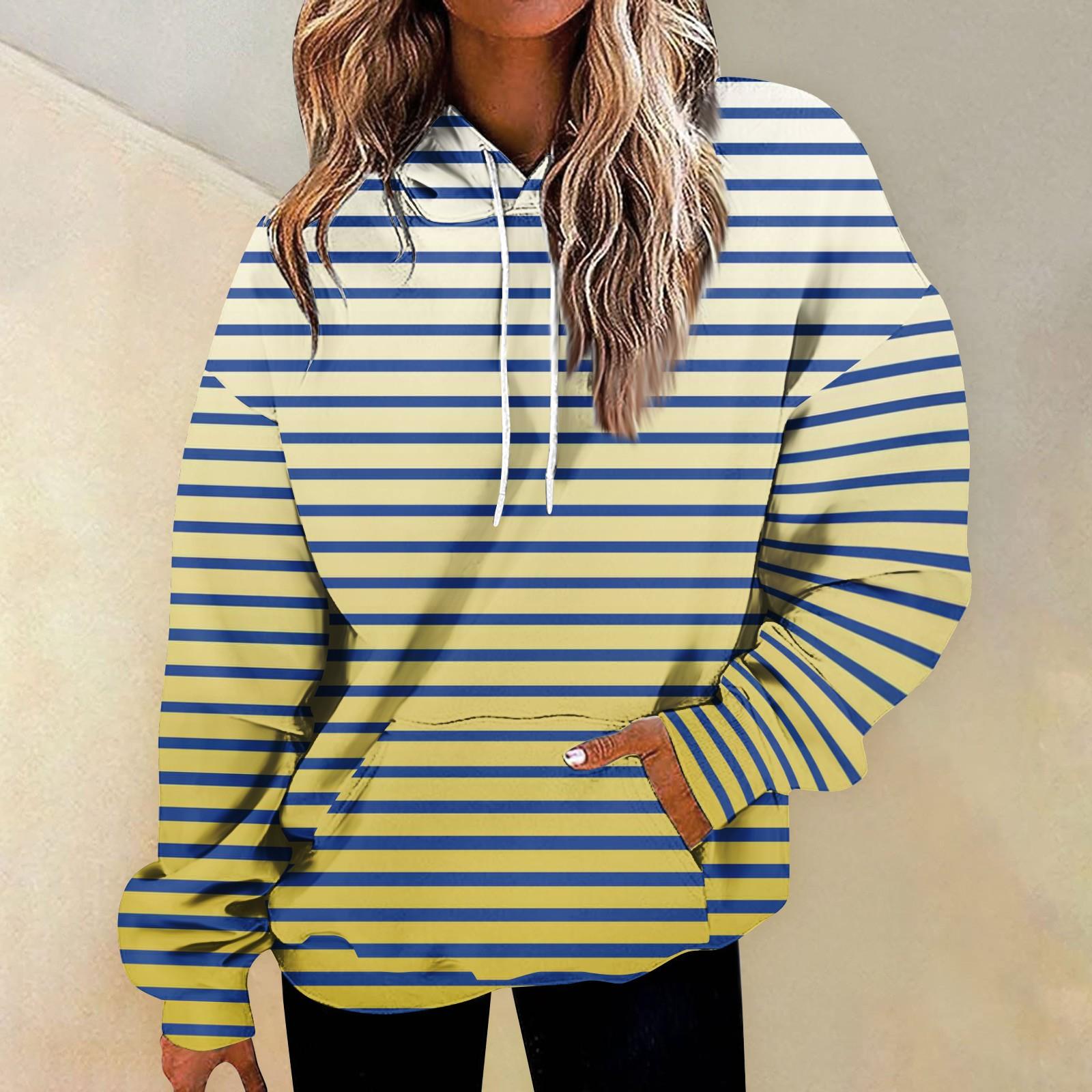 

Женская мода повседневная универсальная повседневная толстовка с рисунком повседневная толстовка с длинным рукавом с принтом XL жёлтый