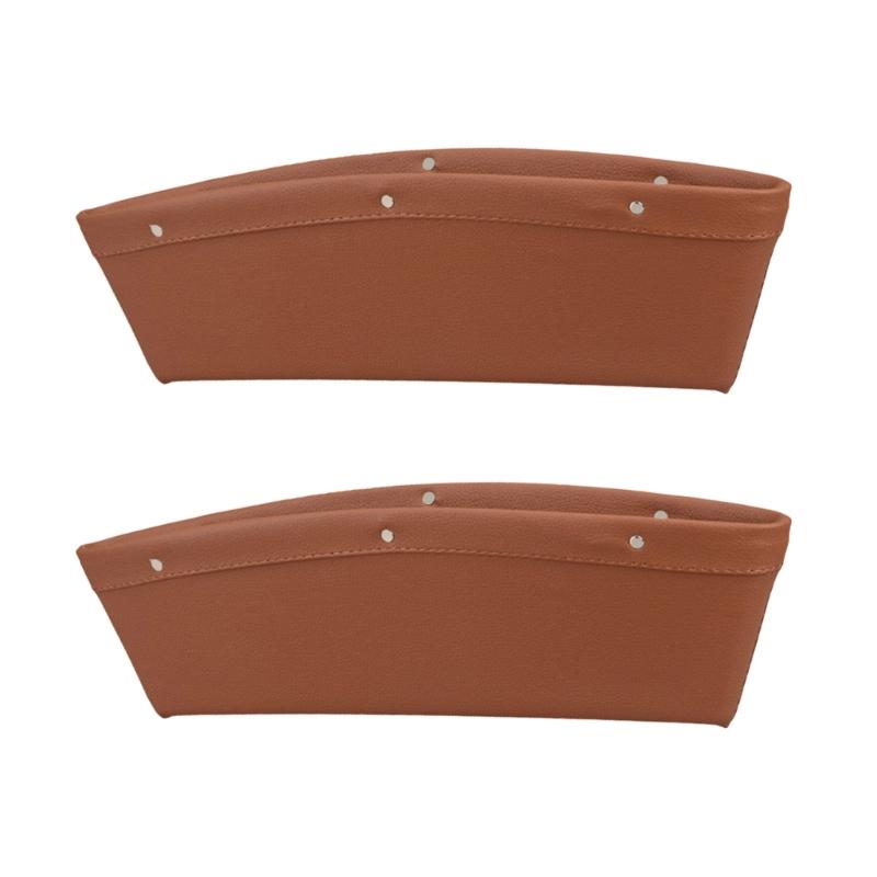 

2Pcs Auto Gaps Filler Storage Car Gaps Filler Storage Box Holds Phone Key Glasses Car Front Center Console Organizers