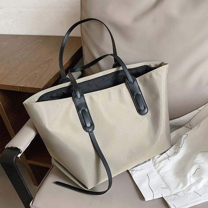 Summer Large Capacity Women's Bag Fashionable Shoulder Tote Bag Versatile Simple Casual Handbag