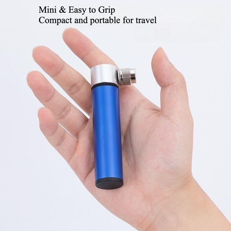 Mini Bicycle Pump, Portable High Pressure Bike Air Pump for Presta Schrader Valve Road Mountain Bike