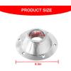 2PCS RV Table Base Mount, Aluminum Camper Pedestal Table Base Flange Leg Mount Flush, Table Floor Mounting Base Plate With 6 Mounting Holes Including