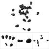 20pcs  Black Carp Fishing Method Feeder Quick Change Beads Terminal Tackle(11mm)