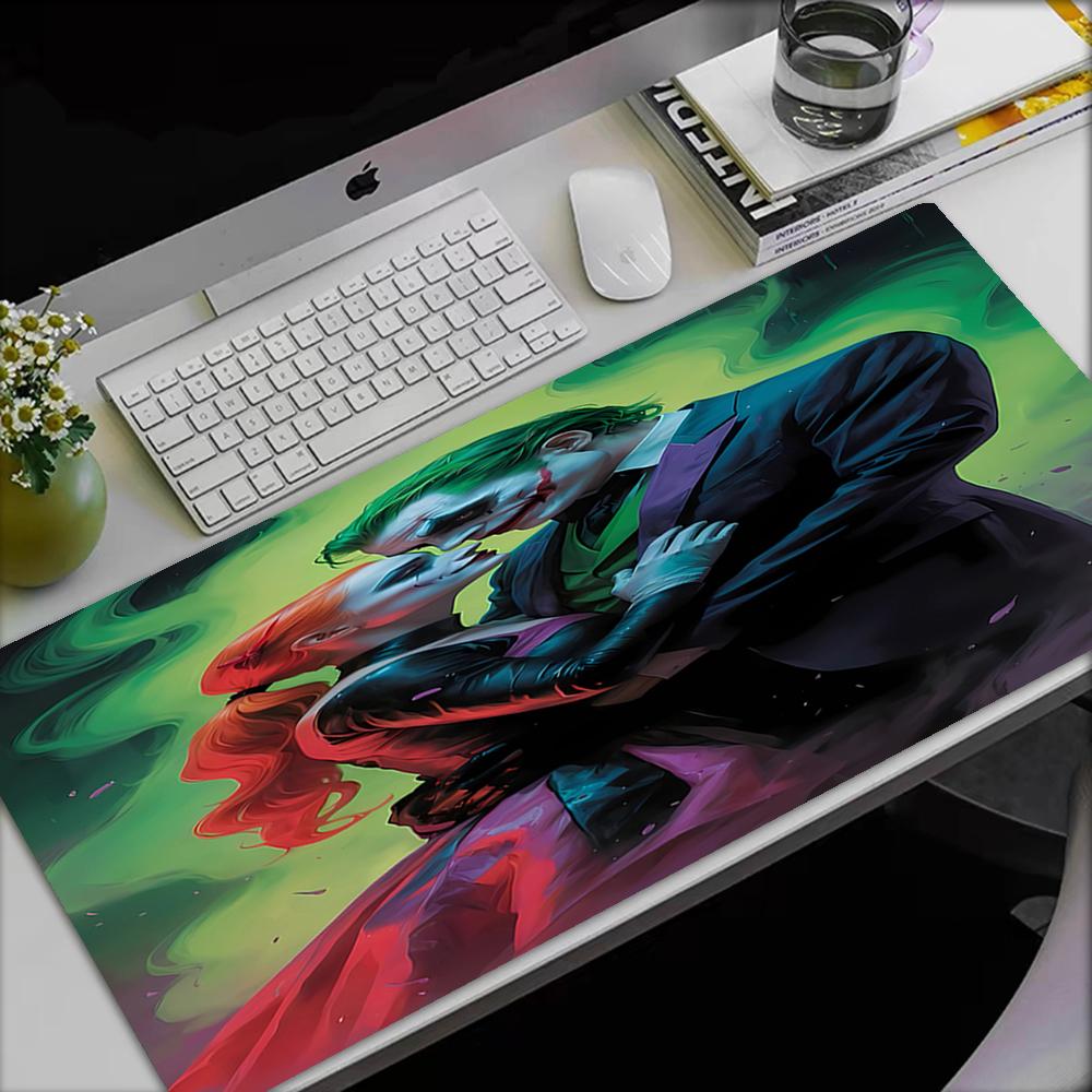 Joker Theme Mouse Pad, Non Slip Rubber Base, Multifunctional Office & Home Decor, Perfect for Workspace Personalization.