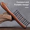 Sandalwood Scalp Massage Comb Wide Teeth Anti-static Hair Growth Men Women Head Massager Brush Wooden Manual Gua Sha Comb