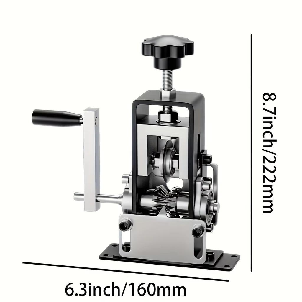 Manual Wire Stripping Machine 0.06-0.98 Inches, Wire Stripper Machine with Hand Crank Portable, Wire Stripping Tool