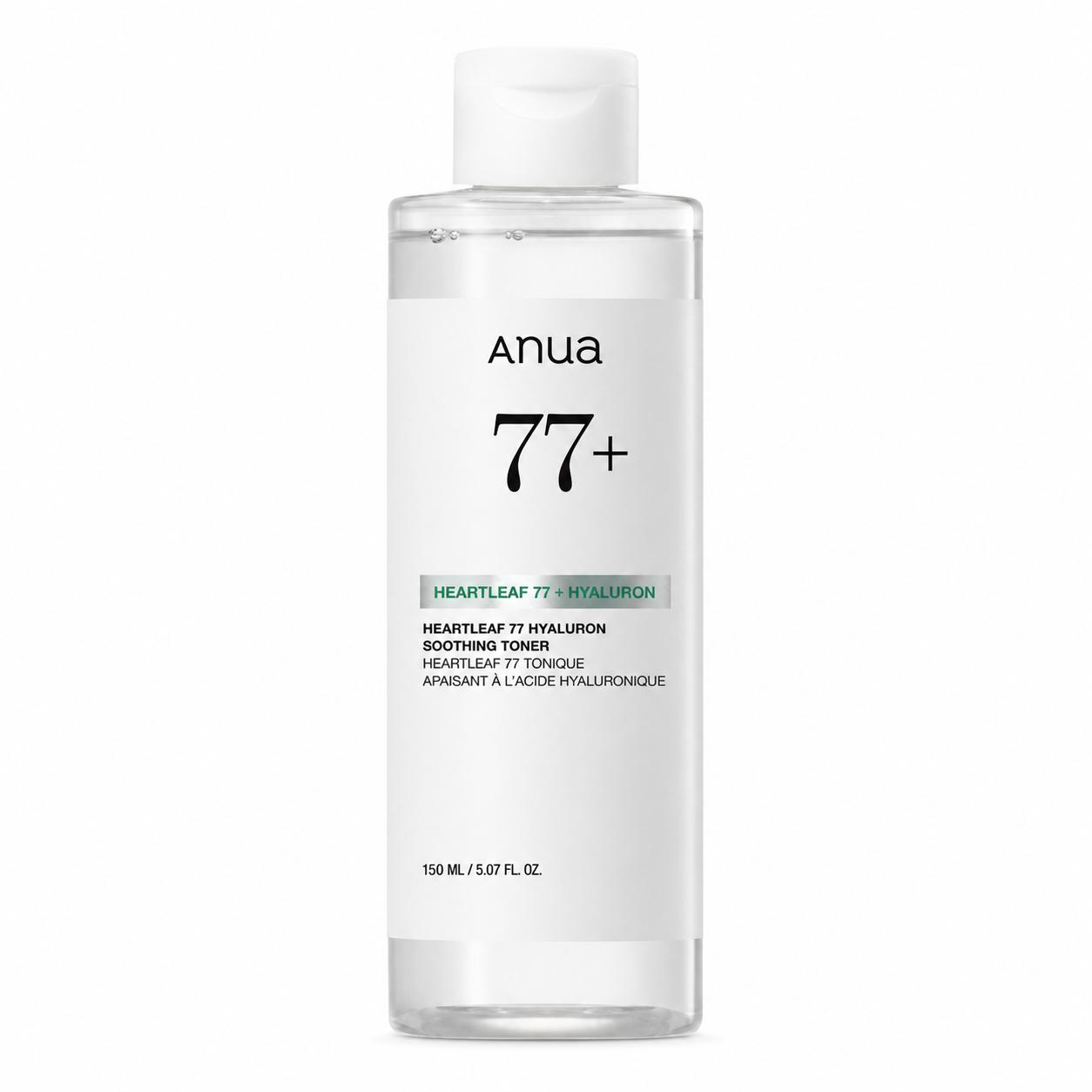 Anua Heartleaf 77 Hyaluronic Soothing Hydrating Facial Toner 150ml