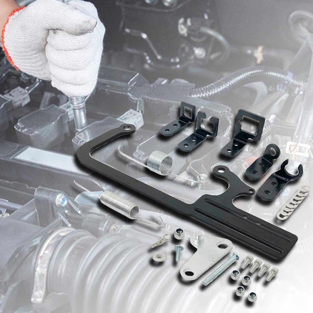 304147 Throttle Cable Kit Adjustable Throttle Cable Mount Bracket for Automatic Transmission TV Cables for GM 700R4 Transfer